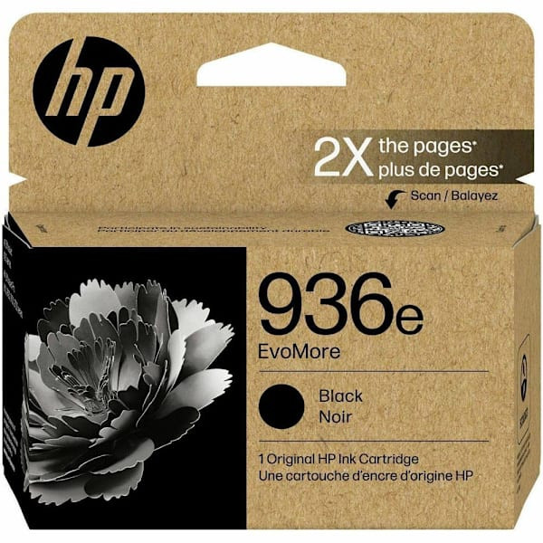 HP Evomore 936e Original High Yield Inkjet Ink Cartridge Black
