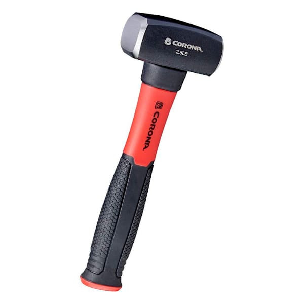 Corona Tools Drilling Hammer 2.5 Lb. Head 10" Solid-Core Fiberglass Handle