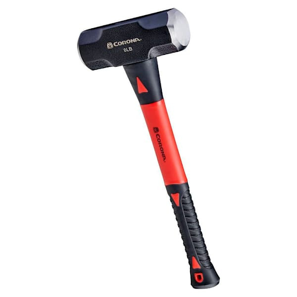 Corona Tools Short Handle Sledge Hammer 8 Lb. Head 16" Fiberglass Handle