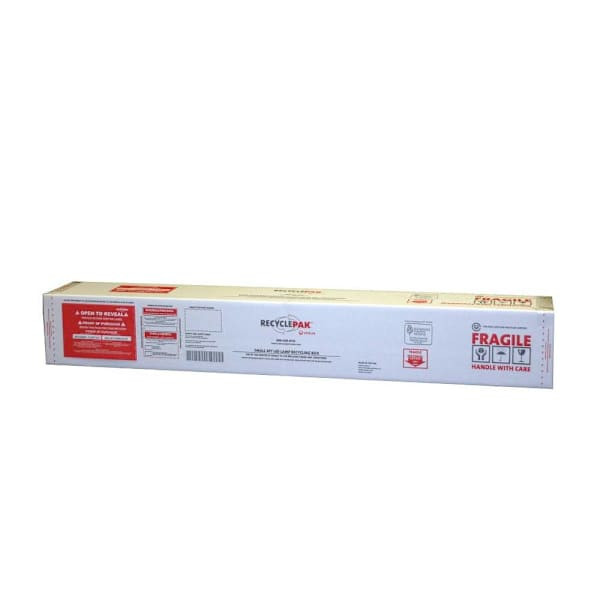 Veolia Recyclepak 4' LED Lamp Recycling Box, 6" X 6" X 48"