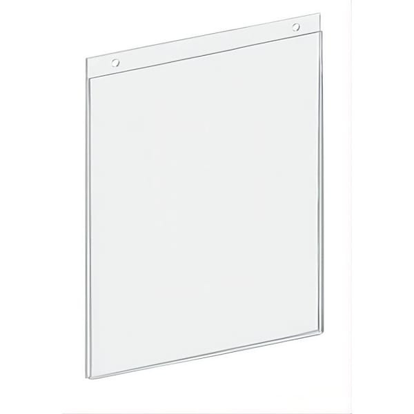 Omnimed Wall Mounted Vertical Medium Acrylic Sign Holder 8.5x11.75" Package Of 5