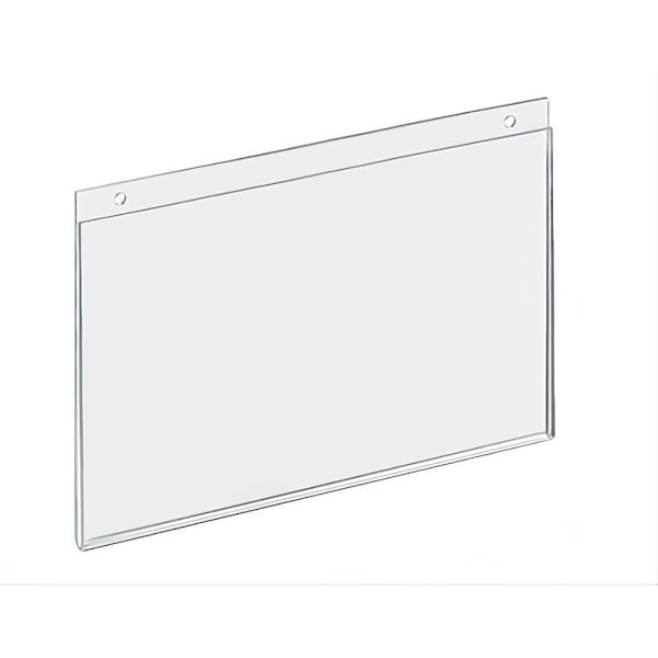 Omnimed Wall Mounted Horiz Medium Acrylic Sign Holder 11" X 9.25" Package Of 5