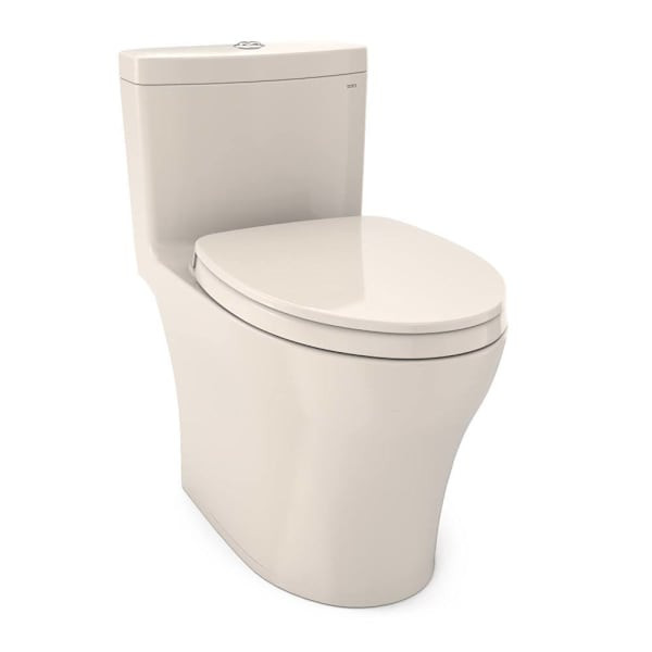 Toto Aquia Iv One-Piece Toilet, 1.28& .9gpf, Elongated Bowl - washlet+ connect 