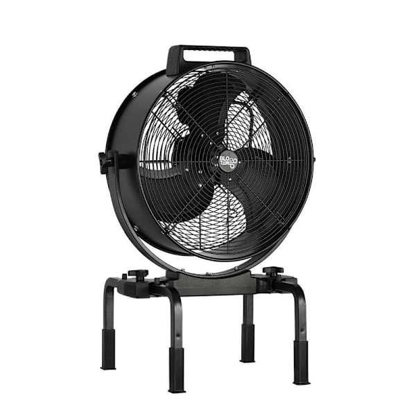 Blotek 16-Inch Dust King High Velocity Floor Exhaust Or Blower Fan Black