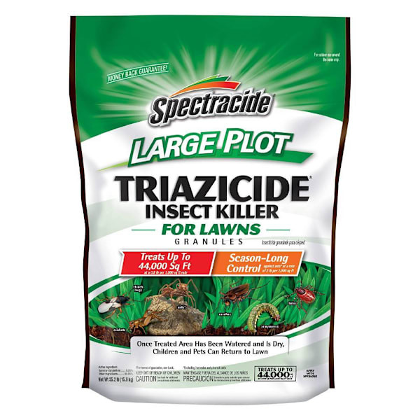 Spectracide Large Plot Triazicide Insect Killer For Lawns Granules Case Of 12