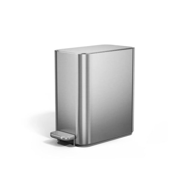 Simplehuman 1.3-Gal 5l Slim Step Can Brushed Stainless Steel