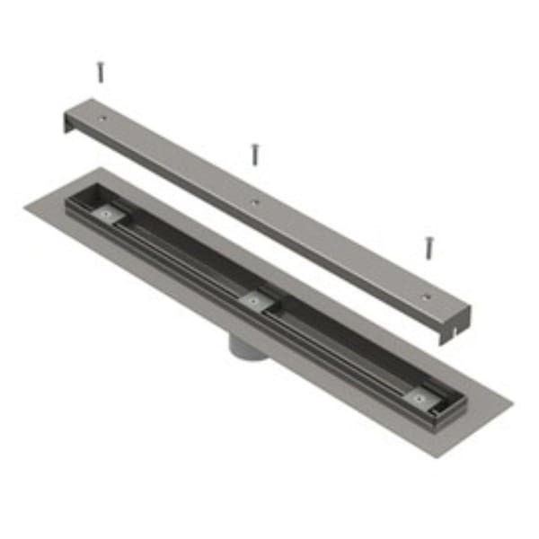 Bestcare Whitehall Ligature-Resistant Linear Drain, Rectangle, 48in