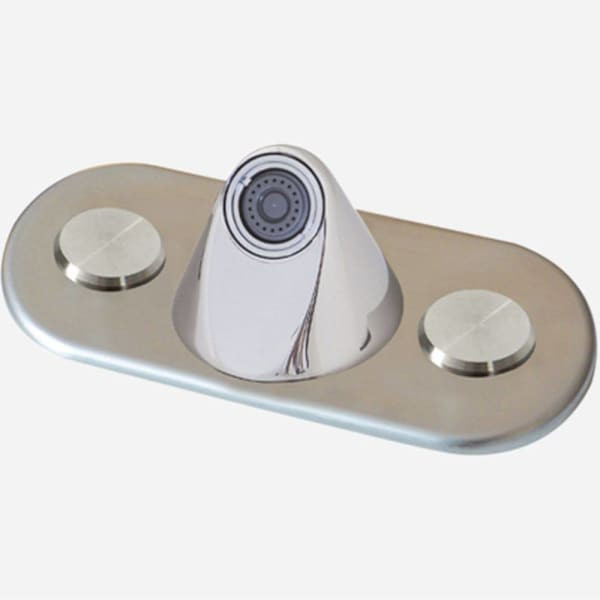 Bestcare Whitehall Ligature-Resistant Faucet Hot & Cold Piezo Button 8in 9vdc