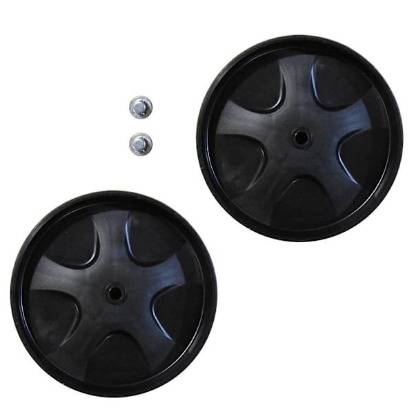 Rubbermaid Commercial Push Caps For Rubbermaid 50 Gal Rollout Wheels, 2 Pack