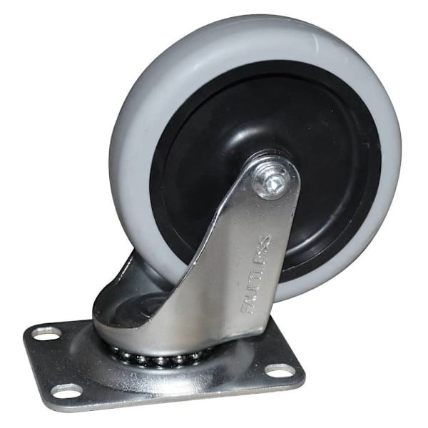 Rubbermaid Commercial 4" Swivel Locking Polyethylene Caster