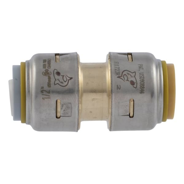 Sharkbite 1/2 In. Pb X 1/2 In. Cts Sharkbite Max Transition Coupling