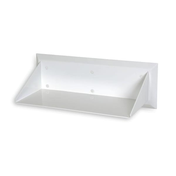 Bestcare Whitehall Ligature-Resistant Book Shelf, Front Mount, White