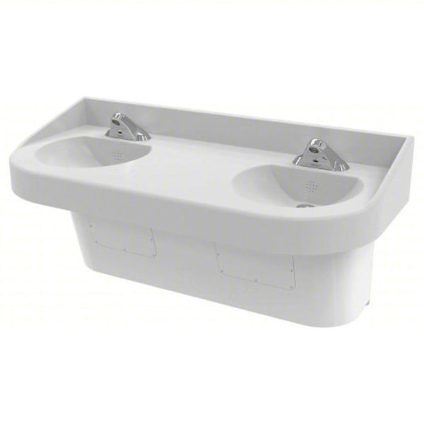 Bestcare Whitehall Ligature-Resistant ADA Double Basin Vanity, No Faucets