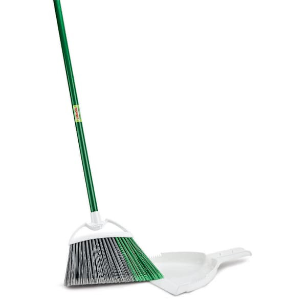 Libman Precision Angle Broom And 10" Dustpan Case Of 4