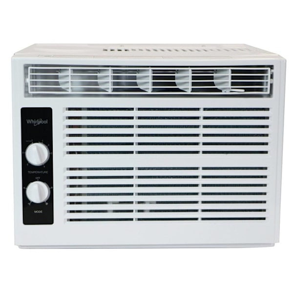 Whirlpool 5000 BTU 115v Window-Mounted Air Conditioner With Mechanical Controls