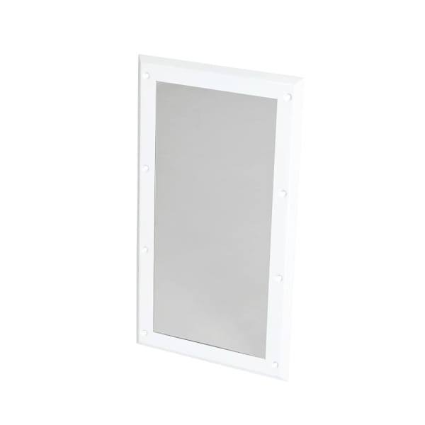 Whitehall Bestcare Ligature-Resistant Mirror, Stainless Steel, 13w X 23-5/8h