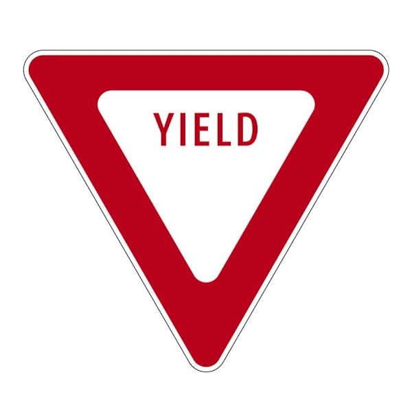 Hy-Ko Yield Sign 30x30" Reflective Aluminum