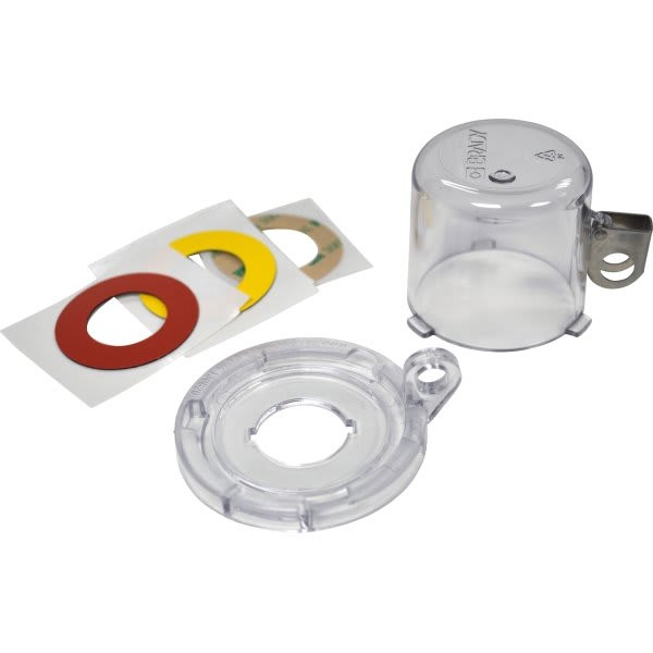Brady Push Button Lockout With Cover Button Size 30.5 Mm Polypropylene Yellow