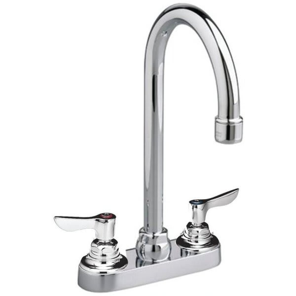 American Standard Monterrey Bath Faucet, 2 Handle, Gooseneck, Vandal Resist, Chr