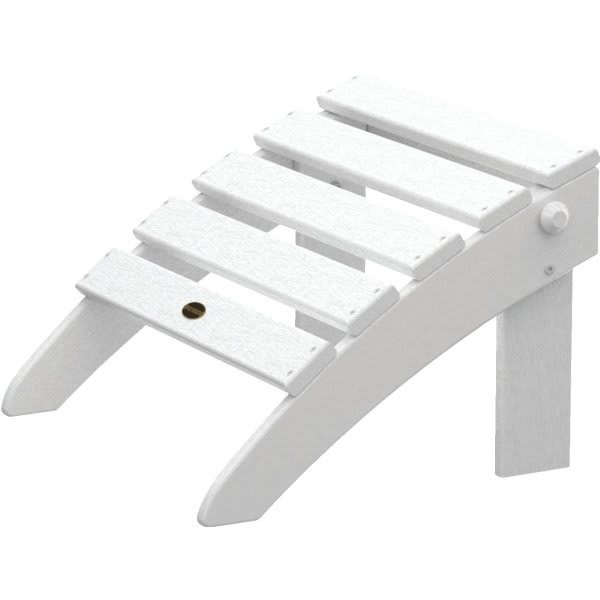 Polywood Classic Folding Ottoman White