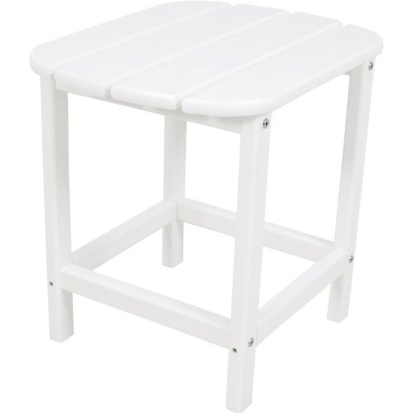 Polywood South Beach Side Table White