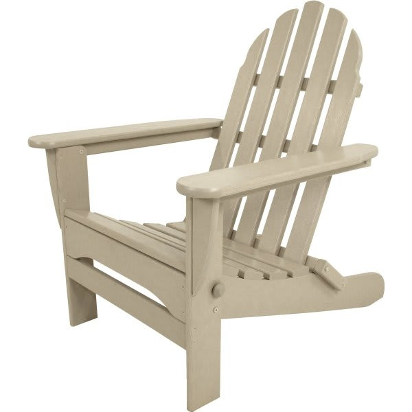 Polywood Classic Folding Adirondack In Sand