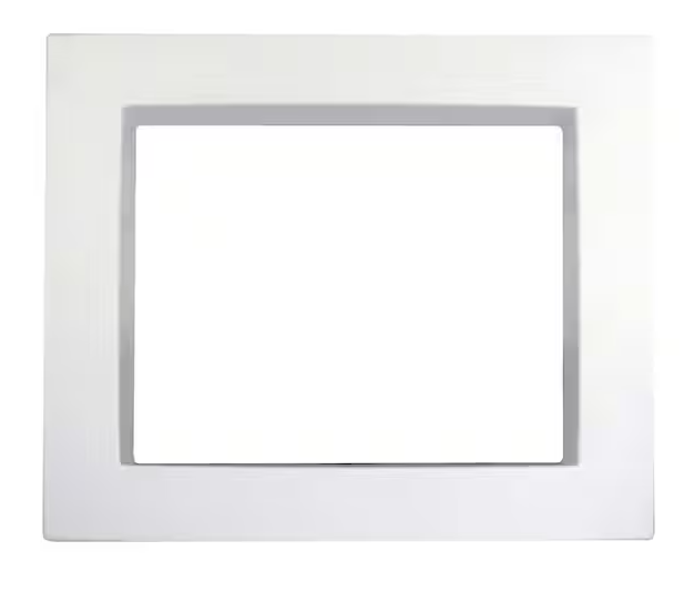 Everbilt White Plastic Washing Machine Outlet Box Replacement Faceplate