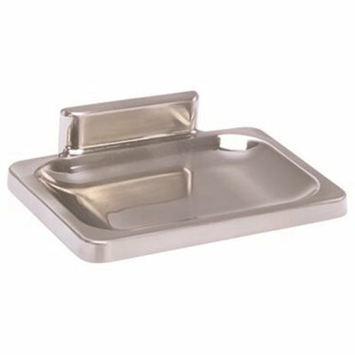 ProPlus 4 in. W x 3 in. D Soap Dish Concealed Screw in Chrome ProPlus 4 in. W x 3 in. D Soap Dish Concealed Screw in Chrome