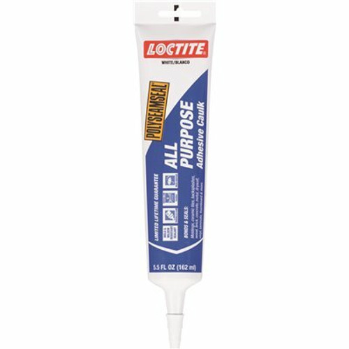 Loctite Polyseamseal 5.5 fl. oz. White All-Purpose Adhesive Caulk (12-Pack)