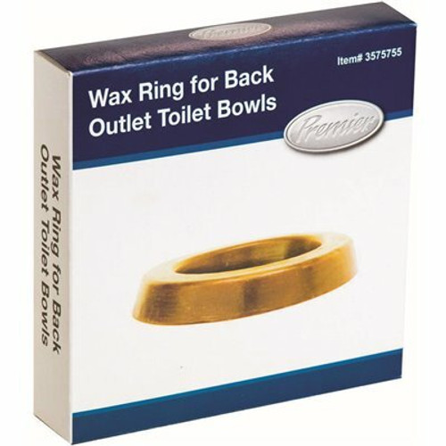 Premier Wax Ring for Back Outlet Toilet Bowls Premier Wax Ring for Back Outlet Toilet Bowls