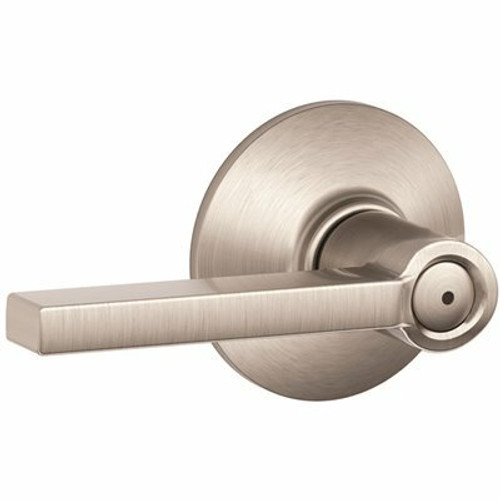 Schlage Latitude Satin Nickel Privacy Bed/Bath Door Handle Schlage Latitude Satin Nickel Privacy Bed/Bath Door Handle