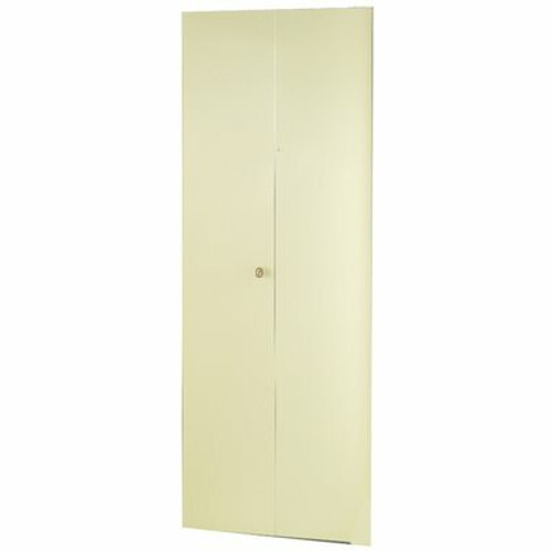 Dunbarton Corporation DUNBARTON THE FLUSH METAL BI-FOLD DOOR, IVORY, 2 PANEL, 24X80 IN.