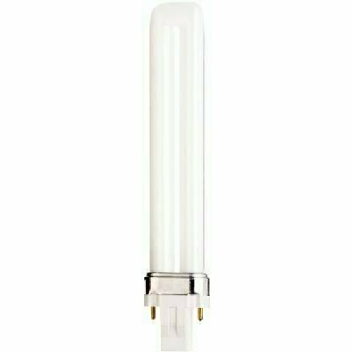 SATCO 60-Watt Equivalent T4 GX23 Base CFL Light Bulb, Cool White