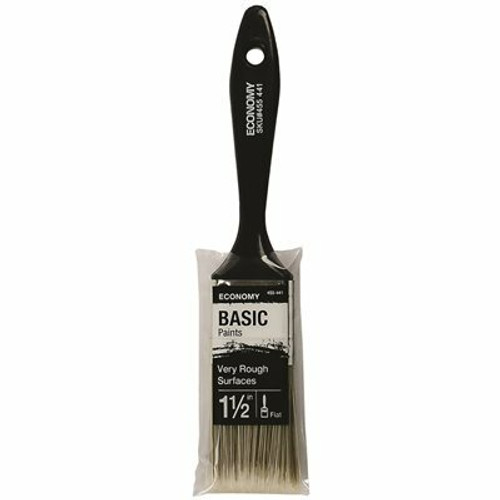 UTILITY 1.5 in. Polyester Flat Cut Utility Paint Brush