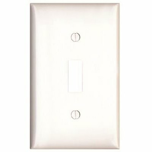 Leviton White 1-Gang Toggle Wall Plate (1-Pack)