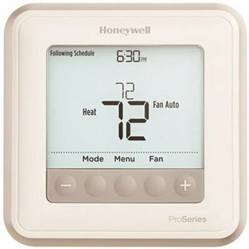 Honeywell T6 Pro 7-Day, 5-1-1, 5-2 Programmable or Non-Programmable Thermostat 2H/1C 3570151