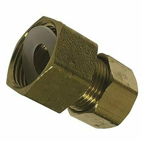 Sioux Chief 1/2 in. x 3/8 in. Brass Female Compression x Compression Adapter Sioux Chief 1/2 in. x 3/8 in. Brass Female Compression x Compression Adapter