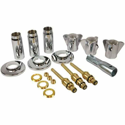 DANCO Tub/Shower 3-Handle Remodeling Trim Kit for Sayco in Chrome DANCO Tub/Shower 3-Handle Remodeling Trim Kit for Sayco in Chrome