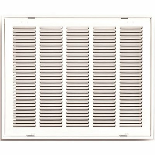 TruAire 25 in. x 16 in. White Stamped Hinged Return Air Filter Grille TruAire 25 in. x 16 in. White Stamped Hinged Return Air Filter Grille