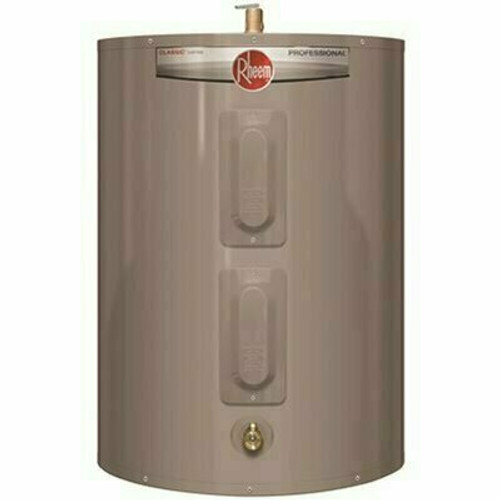 Rheem Professional Classic 28 Gal. Short Residential Electric Water Heater 240-Volt VAC 4500-Watt Top T and P Relief Valve Rheem Professional Classic 28 Gal. Short Residential Electric Water Heater 240-Volt VAC 4500-Watt Top T and P Relief Valve