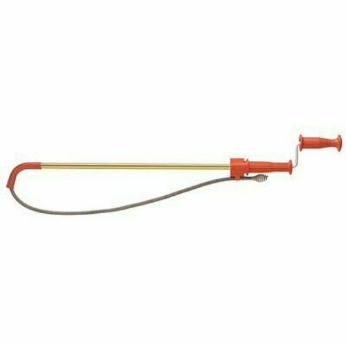 RIDGID K-3 Ultra Flexible Toilet Auger with Unclogging 3 ft. Snake and Integrated Bulb Head, Plumbing Toilet Snake for Drain RIDGID K-3 Ultra Flexible Toilet Auger with Unclogging 3 ft. Snake and Integrated Bulb Head, Plumbing Toilet Snake for Drain