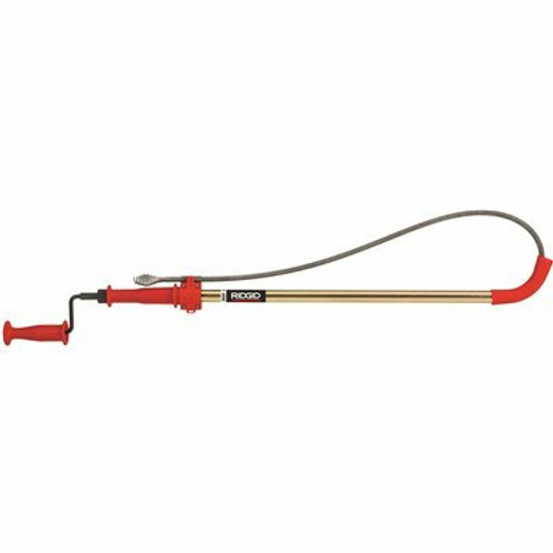 RIDGID K-6P Hybrid Toilet Snake Auger, Cable Extends to 6 ft. with Integrated Bulb Head (Manual or Cordless Drill Operated) RIDGID K-6P Hybrid Toilet Snake Auger, Cable Extends to 6 ft. with Integrated Bulb Head (Manual or Cordless Drill Operated)