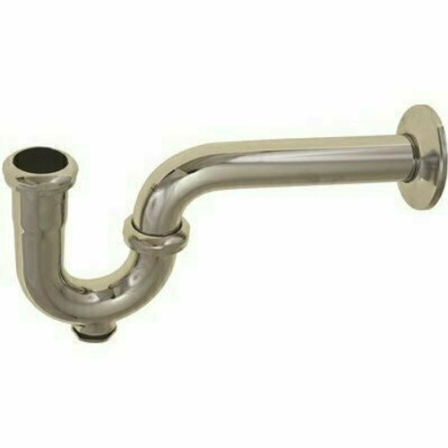 Premier 1-1/4 in. Brass P-Trap, 17-Gauge With Cleanout Premier 1-1/4 in. Brass P-Trap, 17-Gauge With Cleanout