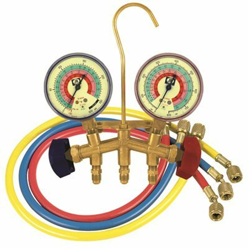 JB INDUSTRIES M2 Series Charging Manifold Assembly with 60 in. Ccle Hoses for R-22, R-404a, and R-410a JB INDUSTRIES M2 Series Charging Manifold Assembly with 60 in. Ccle Hoses for R-22, R-404a, and R-410a