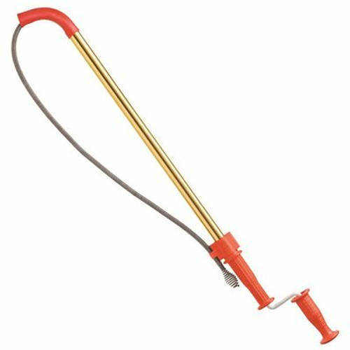 RIDGID K-6DH Hybrid Toilet Snake Auger, Cable Extends to 6 ft. with Integrated Drop Head (Manual or Cordless Drill Operated) RIDGID K-6DH Hybrid Toilet Snake Auger, Cable Extends to 6 ft. with Integrated Drop Head (Manual or Cordless Drill Operated)