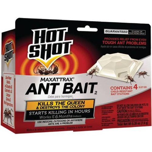 Hot Shot Maxattrax Ant Bait, Package Of 4