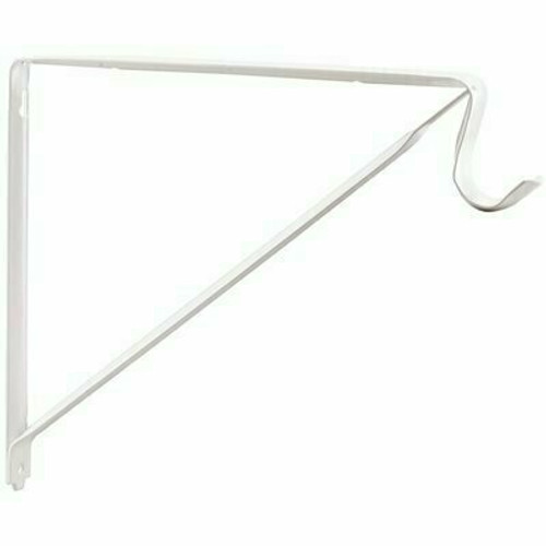 Prime-Line Shelf and Pole Support Bracket For Wood Shelving Prime-Line Shelf and Pole Support Bracket For Wood Shelving