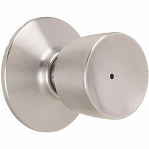Schlage BELL Bed/Bath Door Knob, SATIN CHROME Schlage BELL Bed/Bath Door Knob, SATIN CHROME