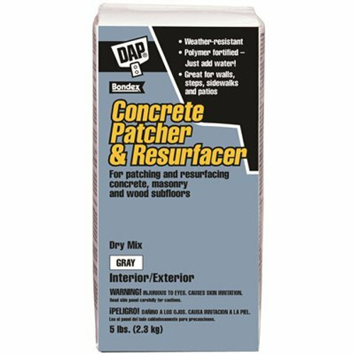 DAP 5 lbs. Gray Concrete Patcher and Resurfacer
