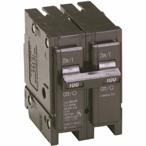 Eaton BR 100 Amp 2 Pole Circuit Breaker Eaton BR 100 Amp 2 Pole Circuit Breaker